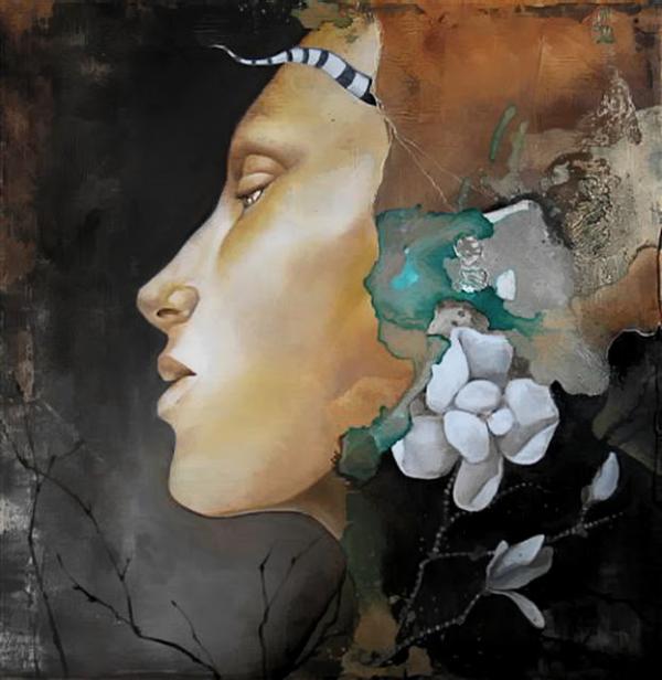 Surreal Portrait Paintings by Pascale Pratte