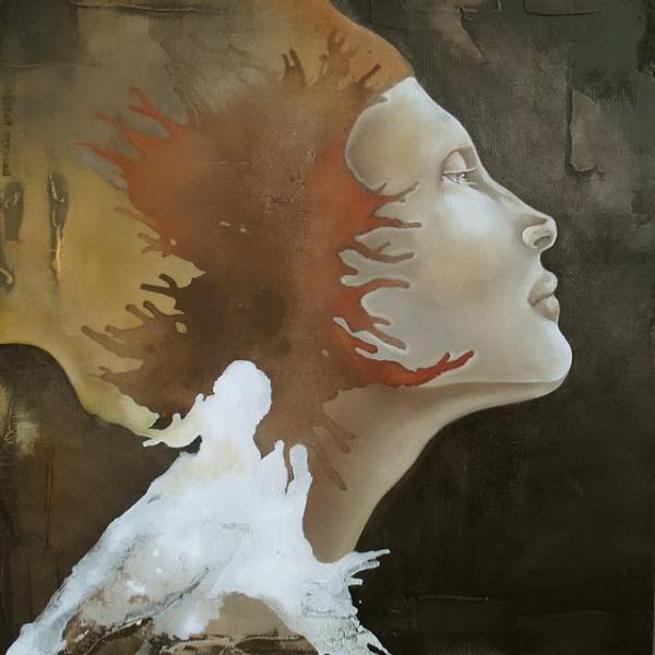 Surreal Portrait Paintings by Pascale Pratte