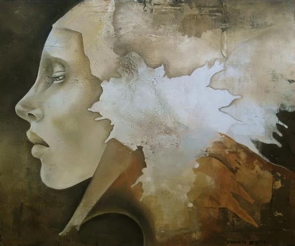Surreal Portrait Paintings by Pascale Pratte