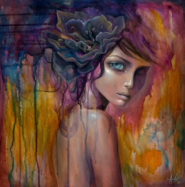 Surreal Portrait Paintings by Mandy Tsung