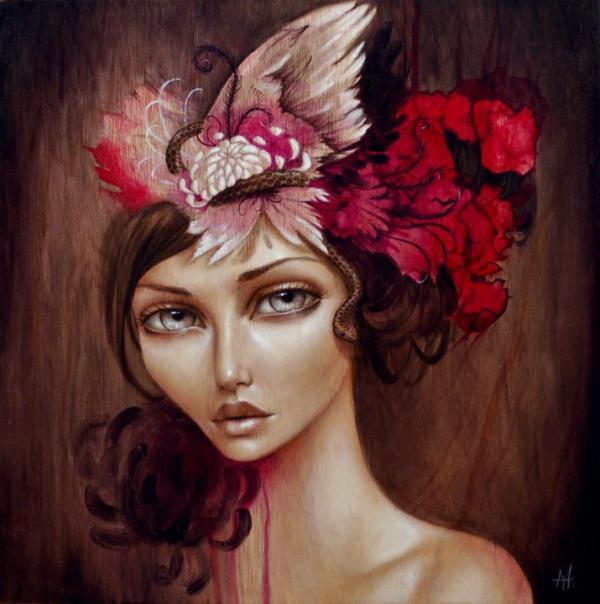 Surreal Portrait Paintings by Mandy Tsung