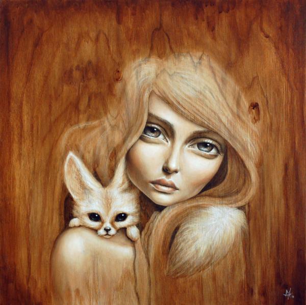 Surreal Portrait Paintings by Mandy Tsung