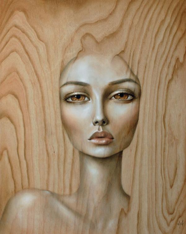 Surreal Portrait Paintings by Mandy Tsung