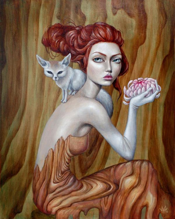 Surreal Portrait Paintings by Mandy Tsung