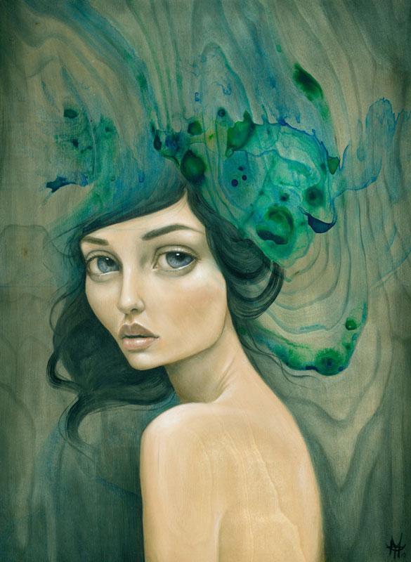 Surreal Portrait Paintings by Mandy Tsung