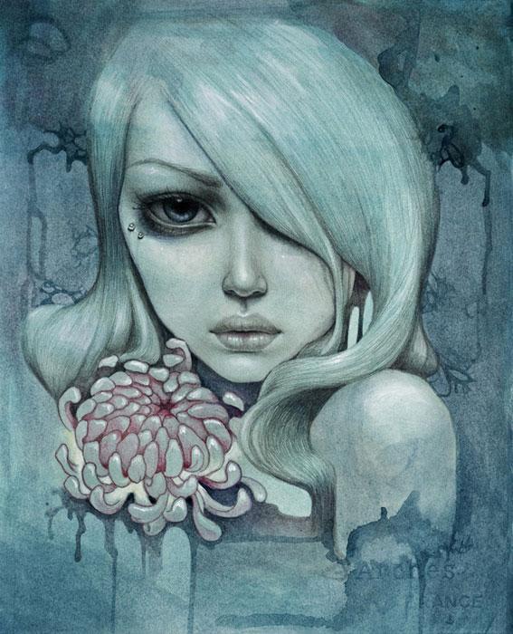 Surreal Portrait Paintings by Mandy Tsung