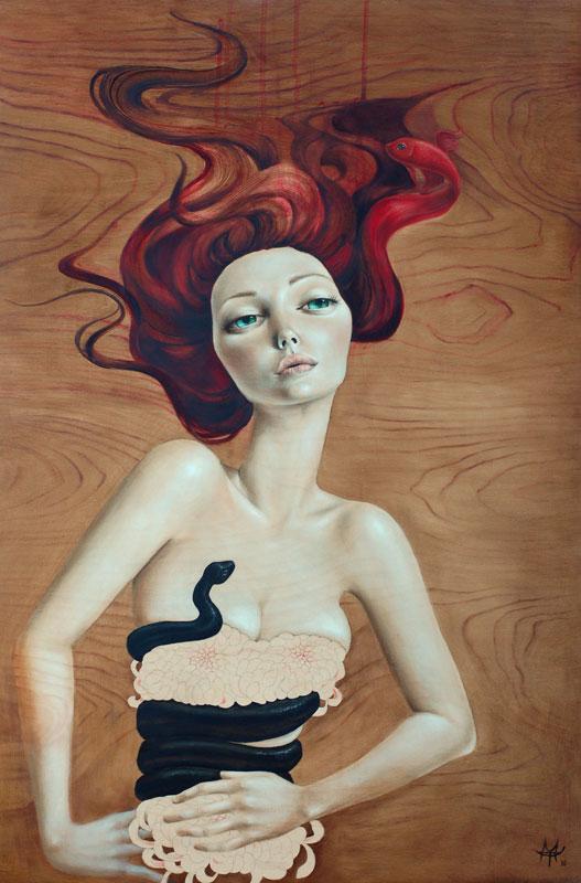Surreal Portrait Paintings by Mandy Tsung