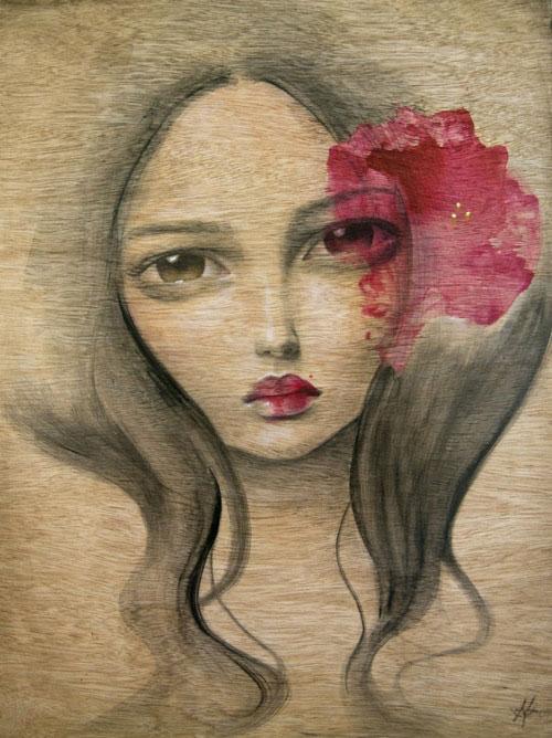 Surreal Portrait Paintings by Mandy Tsung