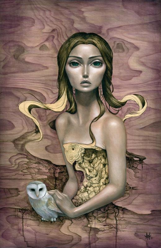 Surreal Portrait Paintings by Mandy Tsung