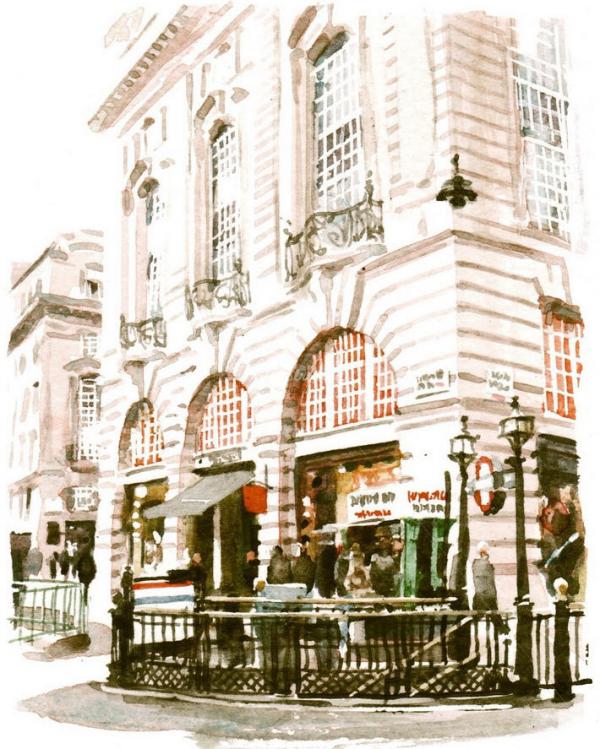 Cityscapes Paintings by Philip Bannister