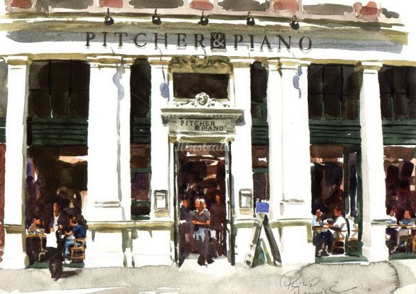 Cityscapes Paintings by Philip Bannister