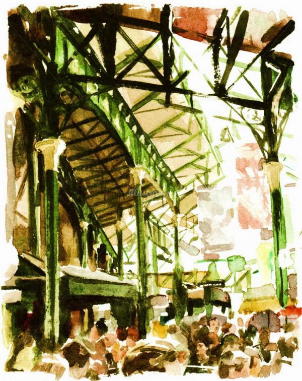 Cityscapes Paintings by Philip Bannister