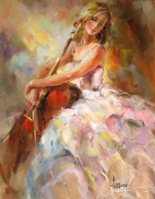 Romantic Paintings by Anna Razumovskaya