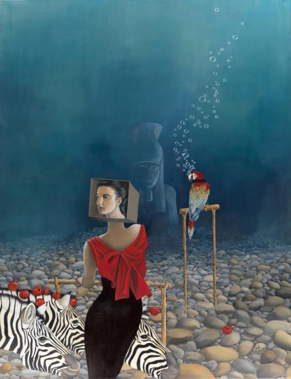 Surreal paintings by Dominique Hoffer