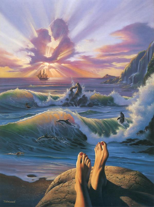 Surrealistic Fantasy Paintings by Jim Warren