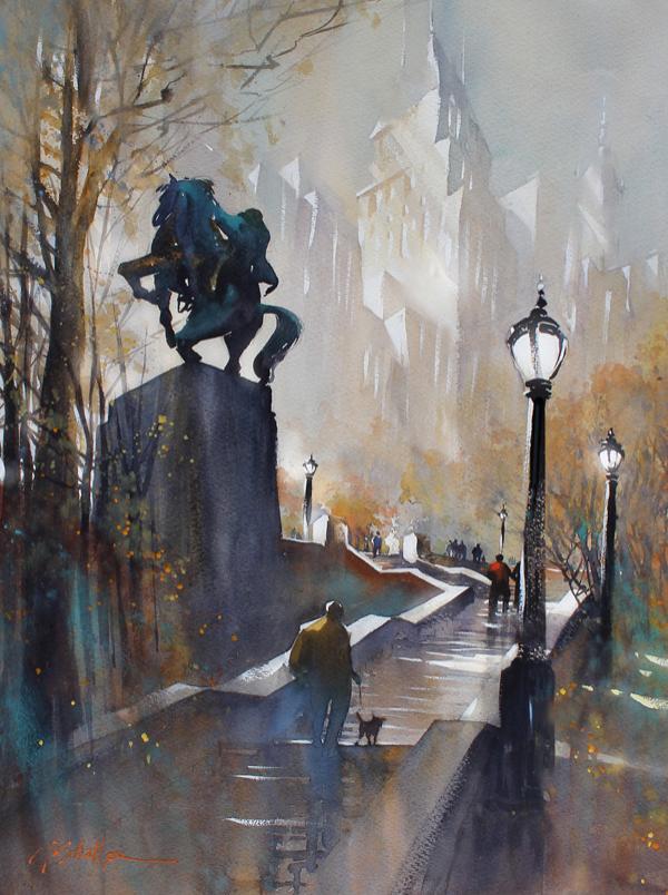 Watercolor Paintings by Thomas W. Schaller