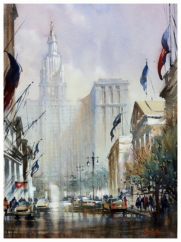 Watercolor Paintings by Thomas W. Schaller