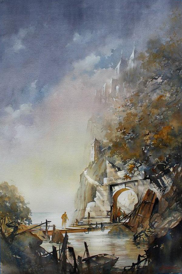 Watercolor Paintings by Thomas W. Schaller