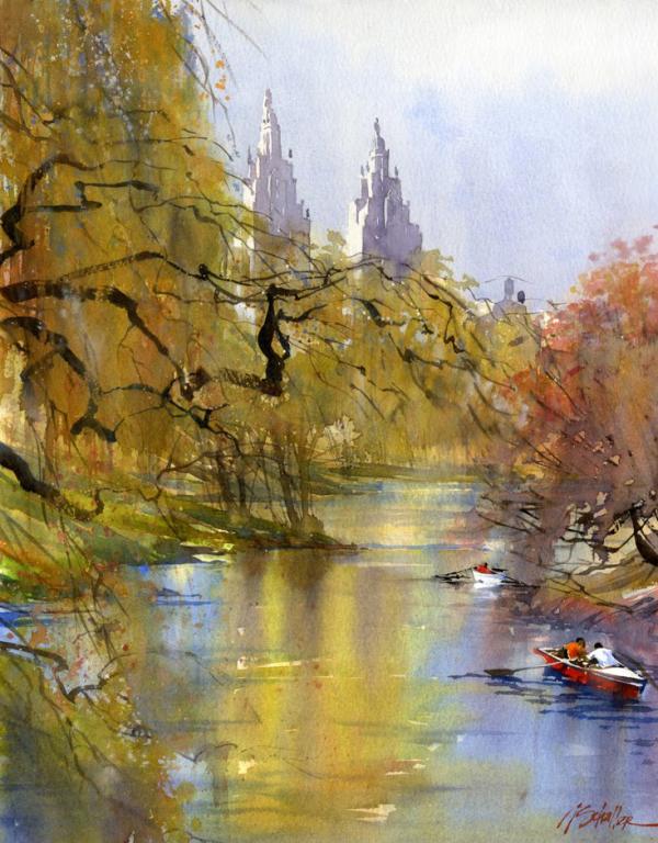 Watercolor Paintings by Thomas W. Schaller