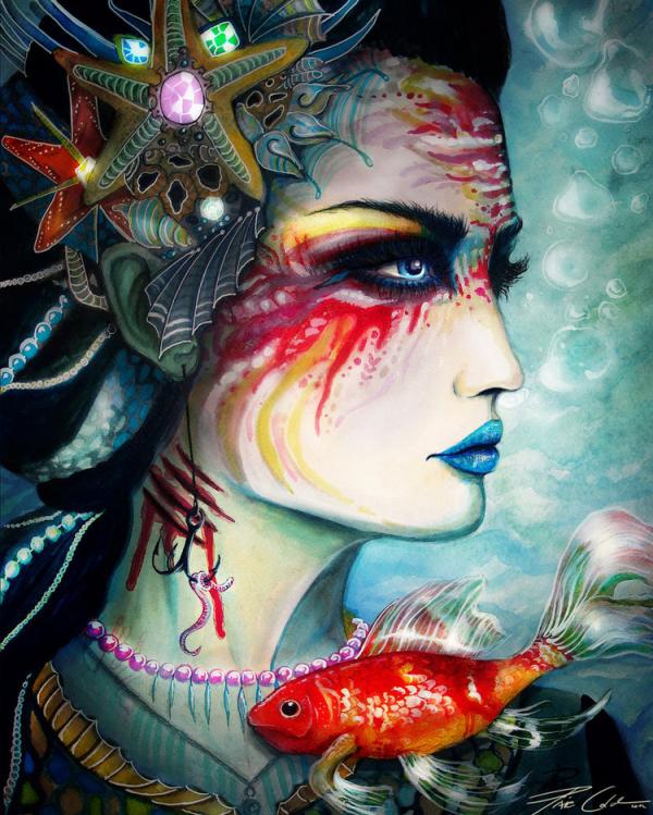 Colorful Portrait Paintings by Svenja Jödicke