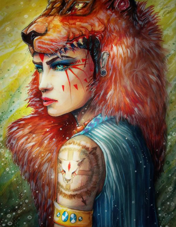 Colorful Portrait Paintings by Svenja Jödicke