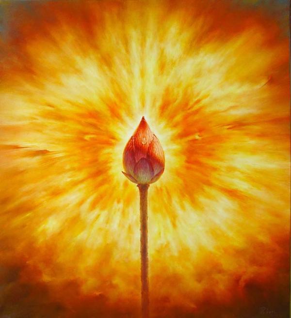 Lotus Paintings by Jiang Debin