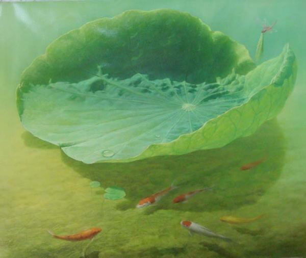 Lotus Paintings by Jiang Debin