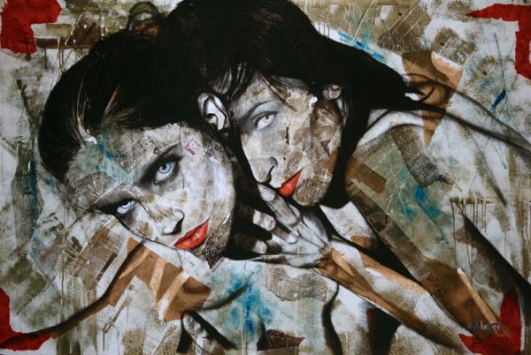 Portrait Paintings by Virginie Caillet