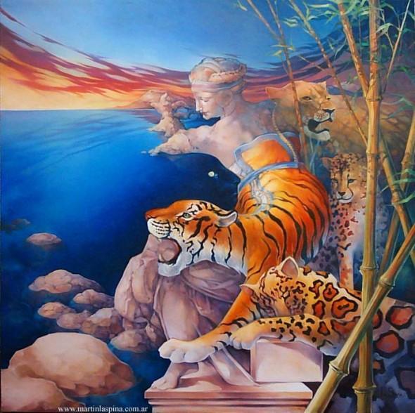 Paintings by Martin La Spina