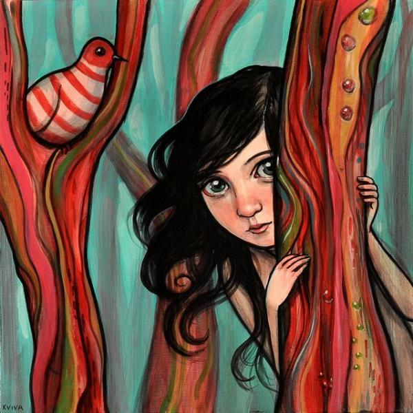 Whimsical Paintings by Kelly Vivanco