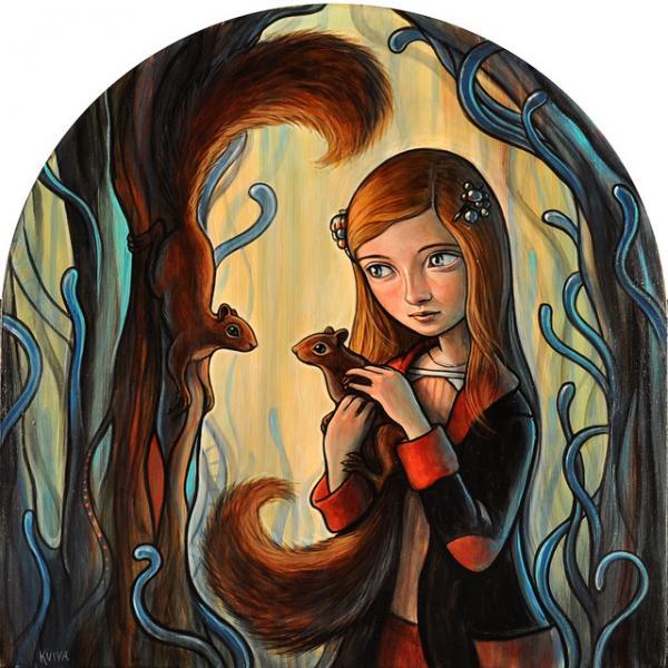 Whimsical Paintings by Kelly Vivanco