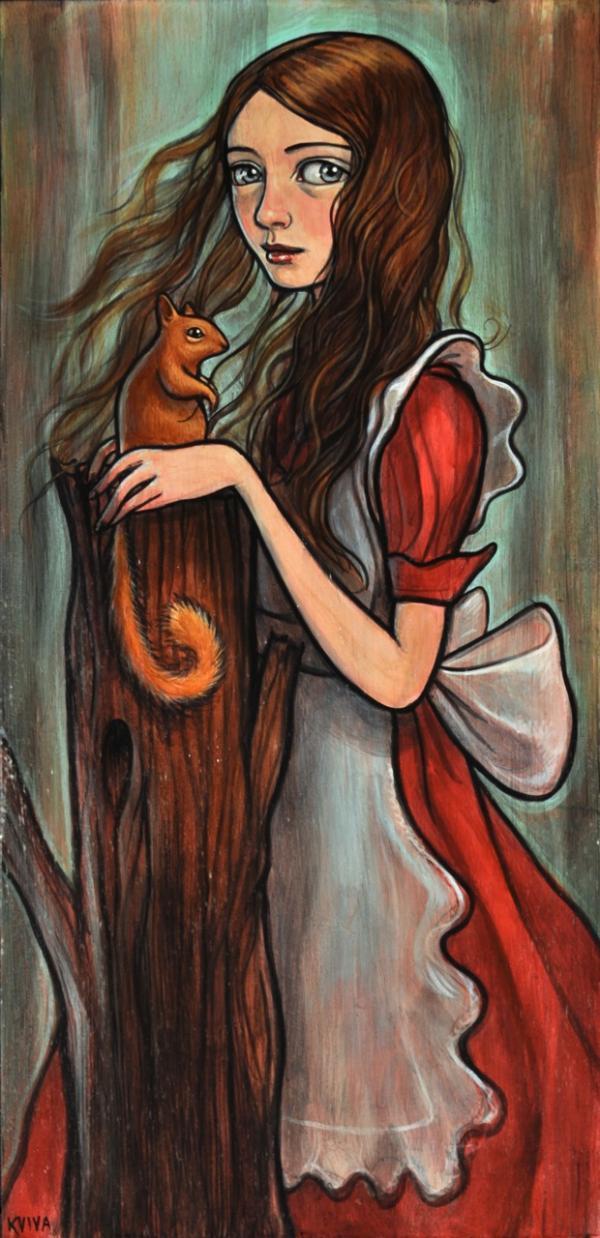 Whimsical Paintings by Kelly Vivanco