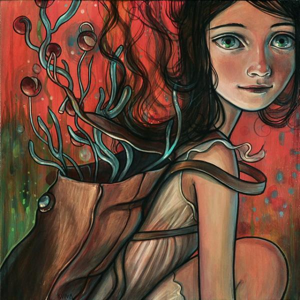 Whimsical Paintings by Kelly Vivanco