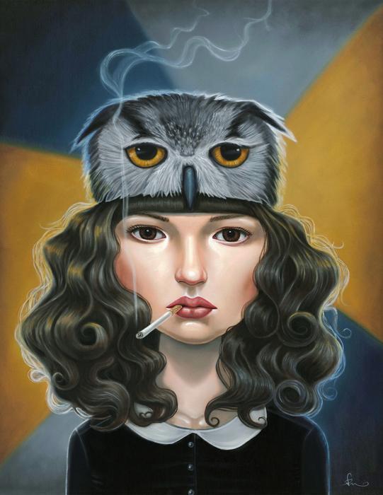 Surreal Paintings by Audrey Pongracz