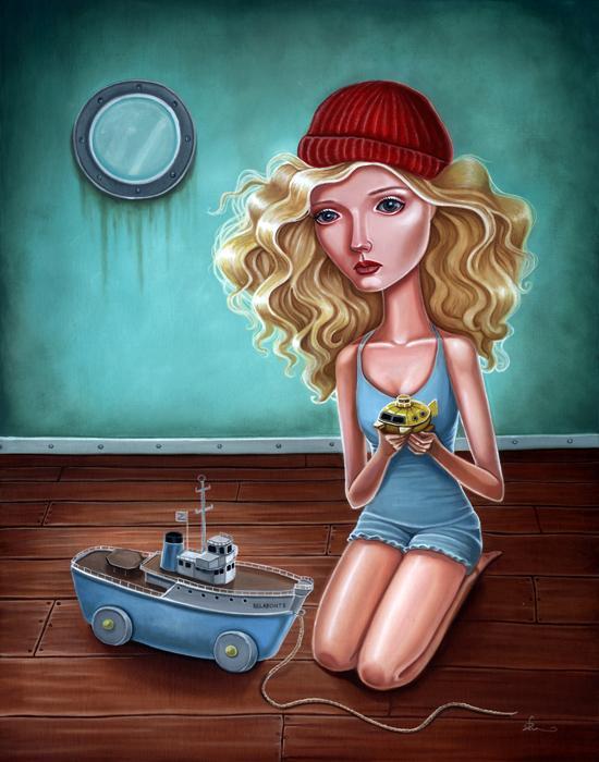 Surreal Paintings by Audrey Pongracz