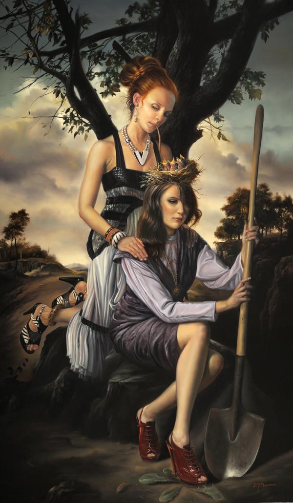 Paintings by David Bow­ers