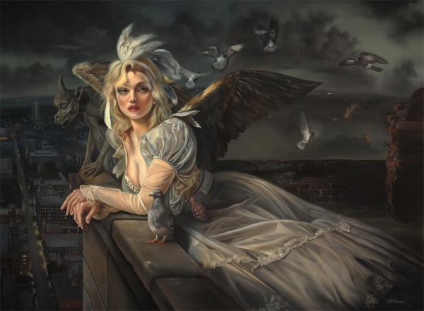 Paintings by David Bow­ers