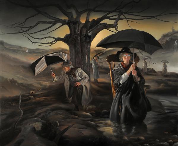 Paintings by David Bow­ers