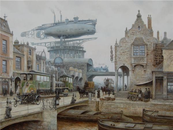 Sci-fi Paintings by Vadim Voitekhovitch