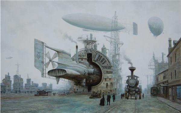 Sci-fi Paintings by Vadim Voitekhovitch
