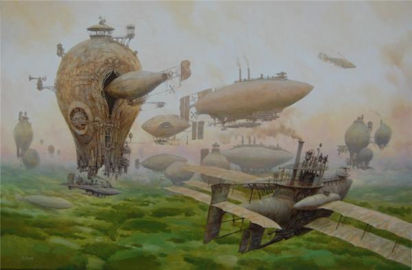 Sci-fi Paintings by Vadim Voitekhovitch