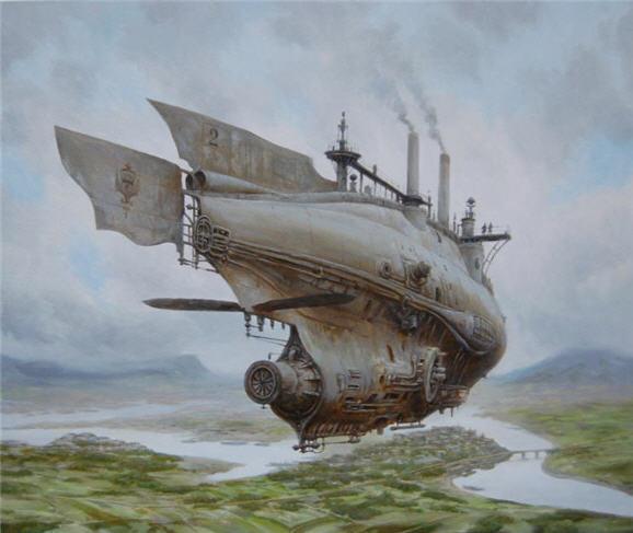 Sci-fi Paintings by Vadim Voitekhovitch