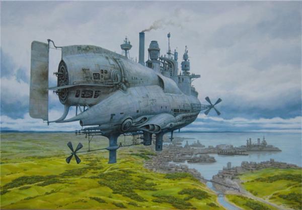 Sci-fi Paintings by Vadim Voitekhovitch