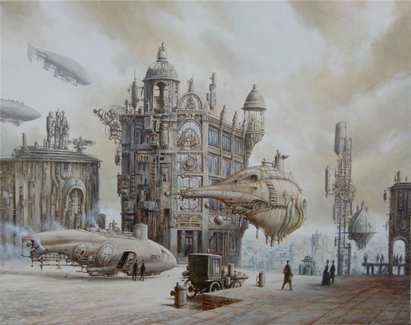 Sci-fi Paintings by Vadim Voitekhovitch