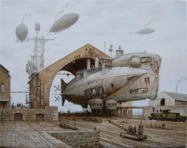Sci-fi Paintings by Vadim Voitekhovitch