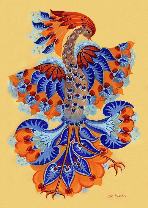 Beautiful Petrykivka Paintings by Olena Skytsiuk