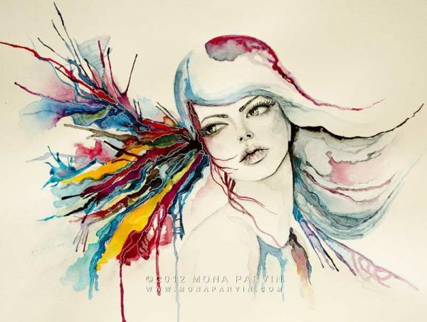 Paintings by Mona Parvin