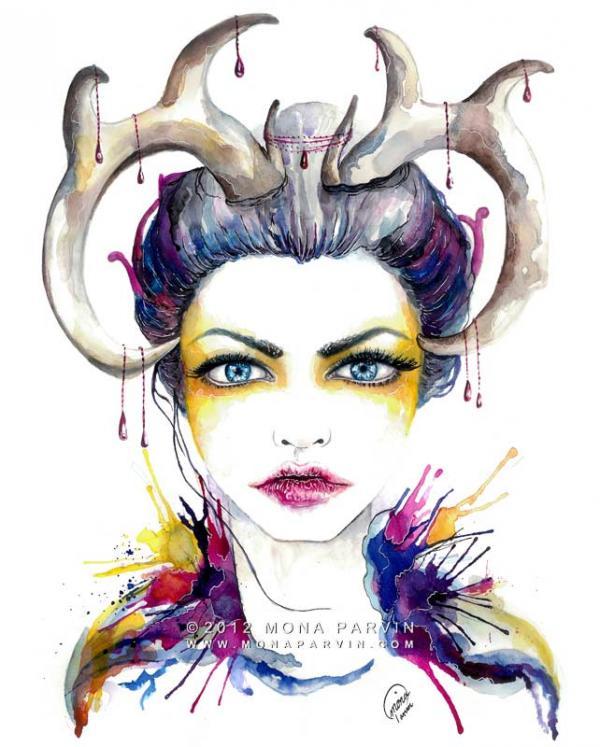 Paintings by Mona Parvin