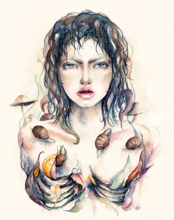 Paintings by Mona Parvin