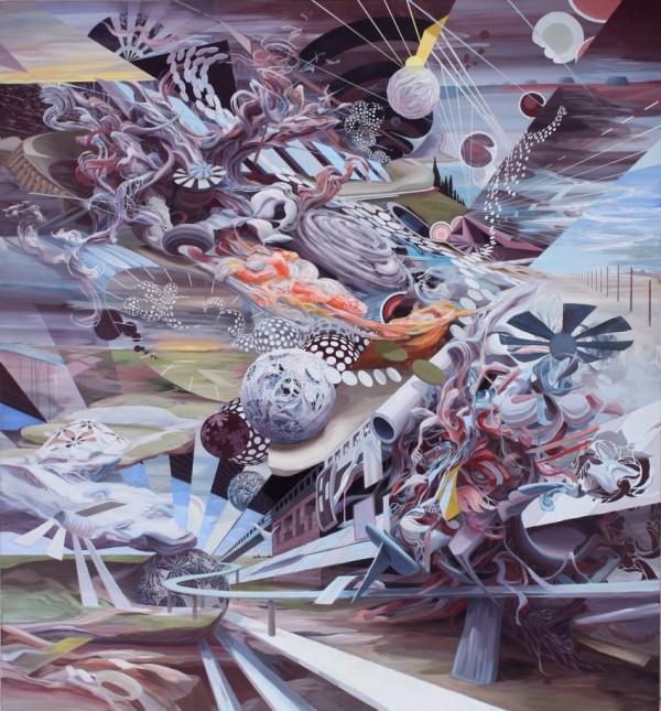 Abstract paintings by Oliver Vernon